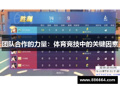 团队合作的力量：体育竞技中的关键因素